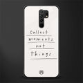 collect moments not things glass case for poco m2 image