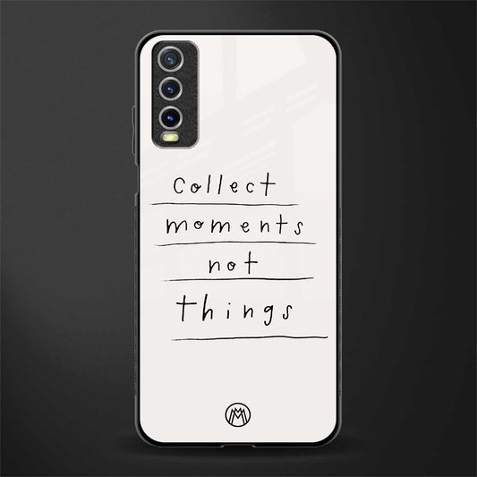 collect moments not things glass case for vivo y12g image
