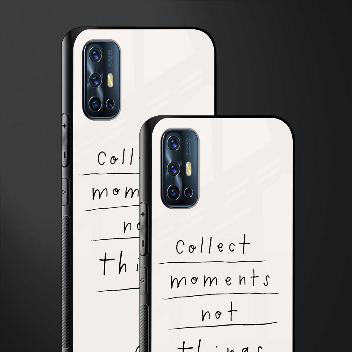 collect moments not things glass case for vivo v17 image-2