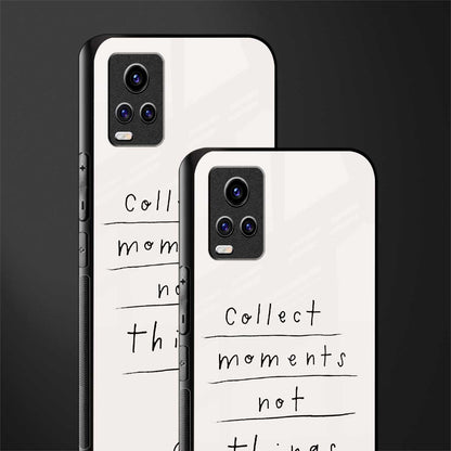 collect moments not things glass case for vivo v20 image-2