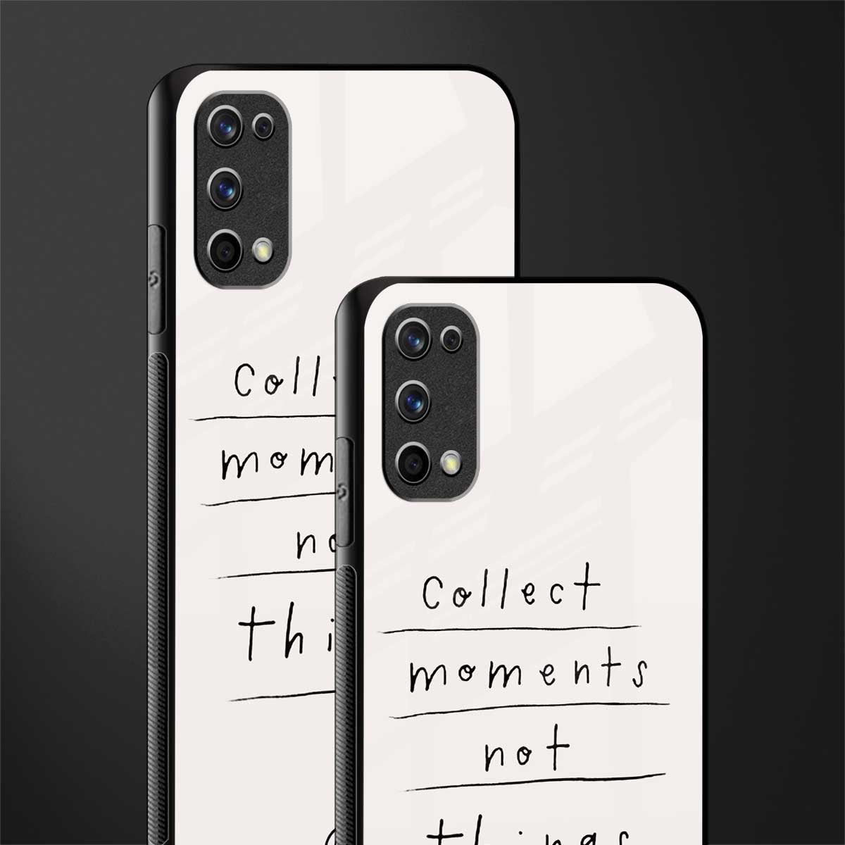 collect moments not things glass case for realme 7 pro image-2