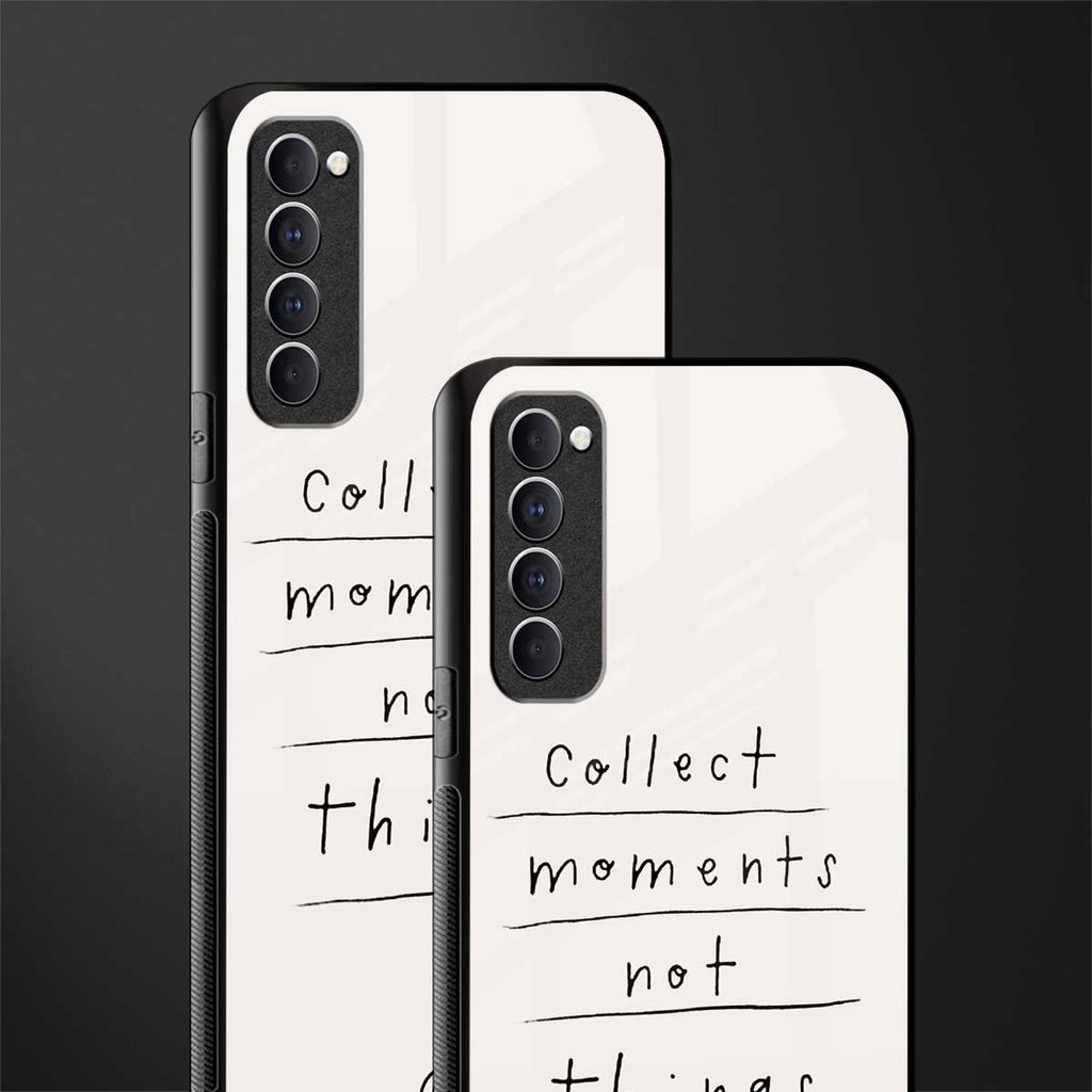 collect moments not things glass case for oppo reno 4 pro image-2