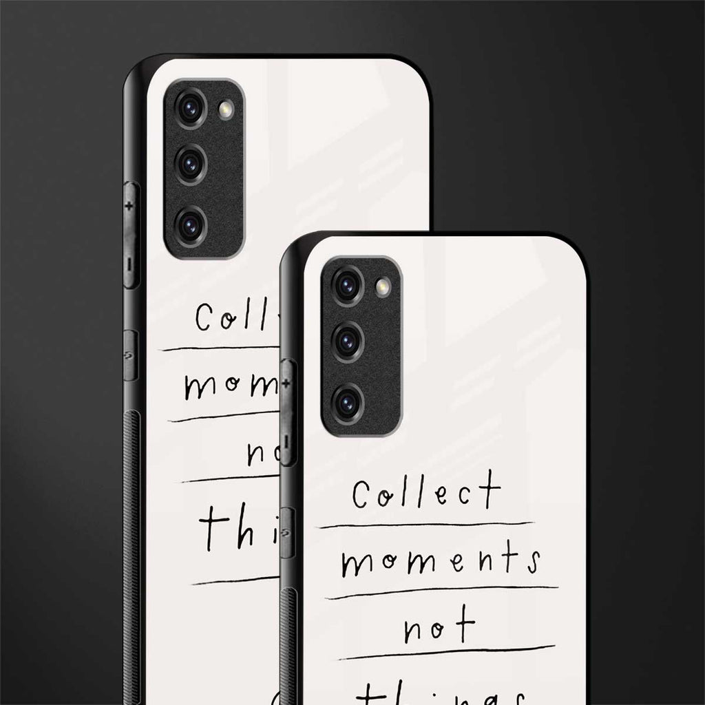 collect moments not things glass case for samsung galaxy s20 fe image-2