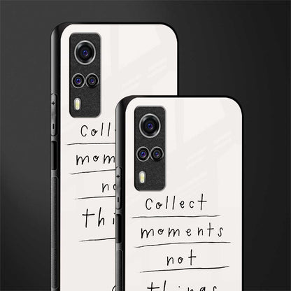 collect moments not things glass case for vivo y51a image-2