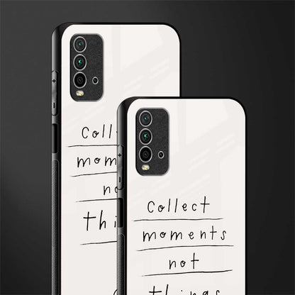 collect moments not things glass case for redmi 9 power image-2