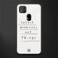 collect moments not things glass case for poco c31 image