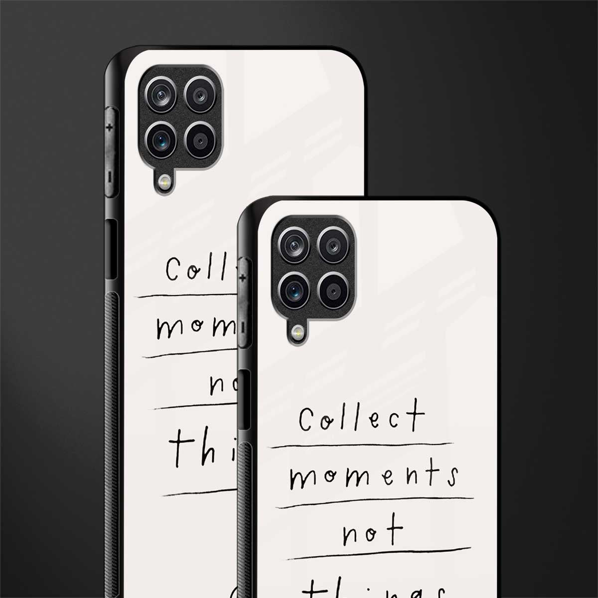 collect moments not things glass case for samsung galaxy m42 5g image-2