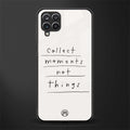 collect moments not things glass case for samsung galaxy a12 image