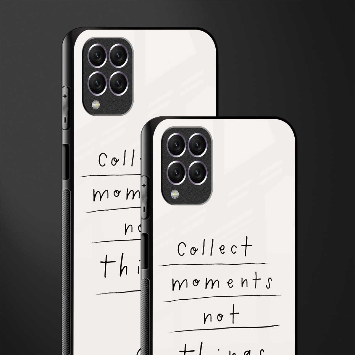collect moments not things glass case for samsung galaxy f62 image-2