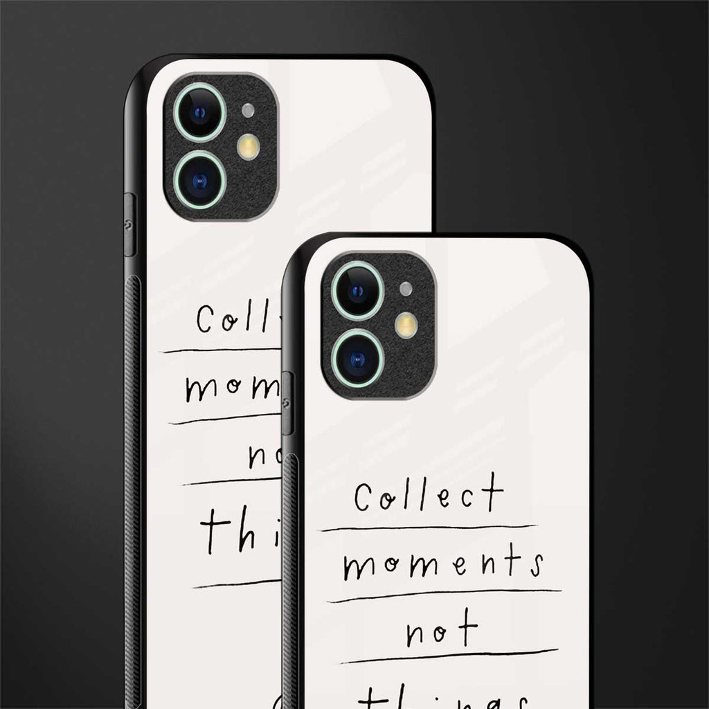 collect moments not things glass case for iphone 11 image-2