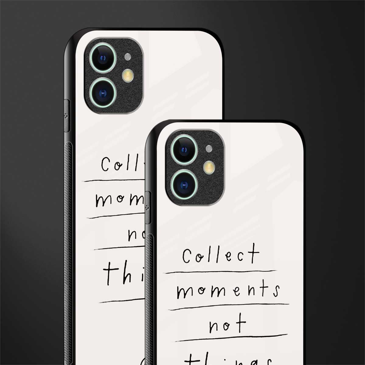 collect moments not things glass case for iphone 12 mini image-2