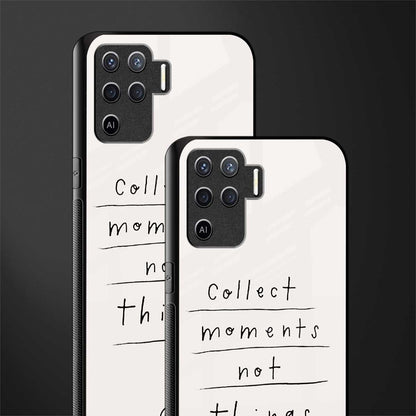 collect moments not things glass case for oppo f19 pro image-2