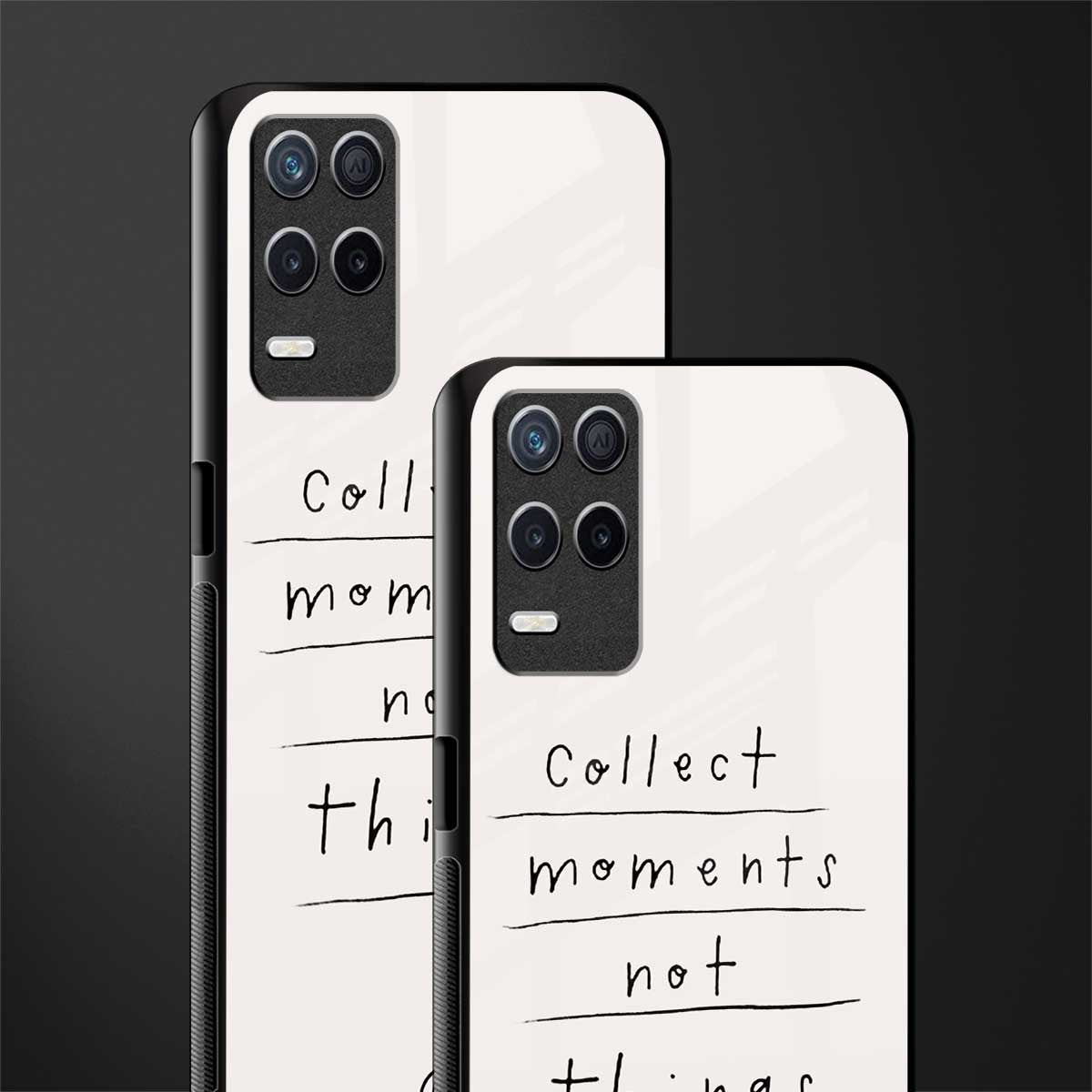 collect moments not things glass case for realme 8 5g image-2