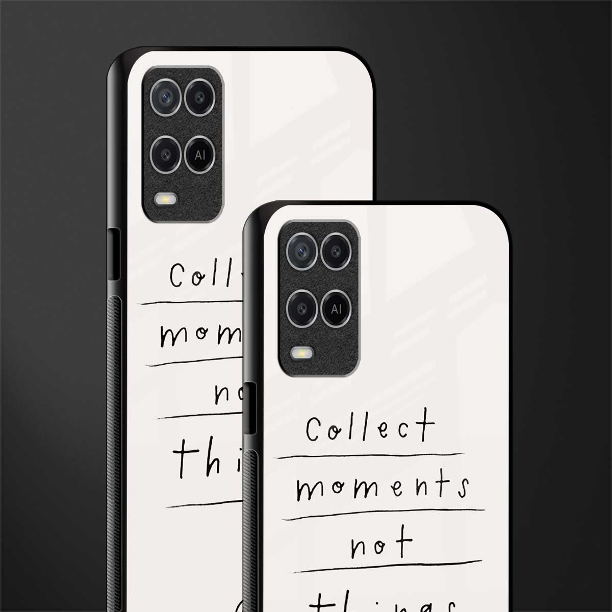 collect moments not things glass case for oppo a54 image-2