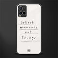 collect moments not things glass case for vivo y21s image