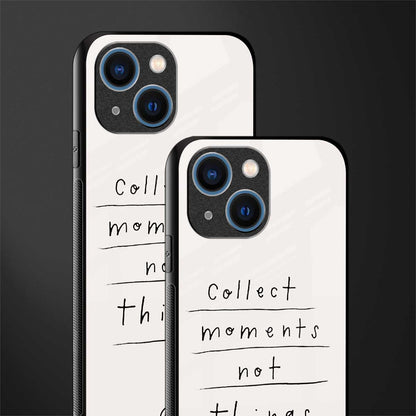 collect moments not things glass case for iphone 13 mini image-2