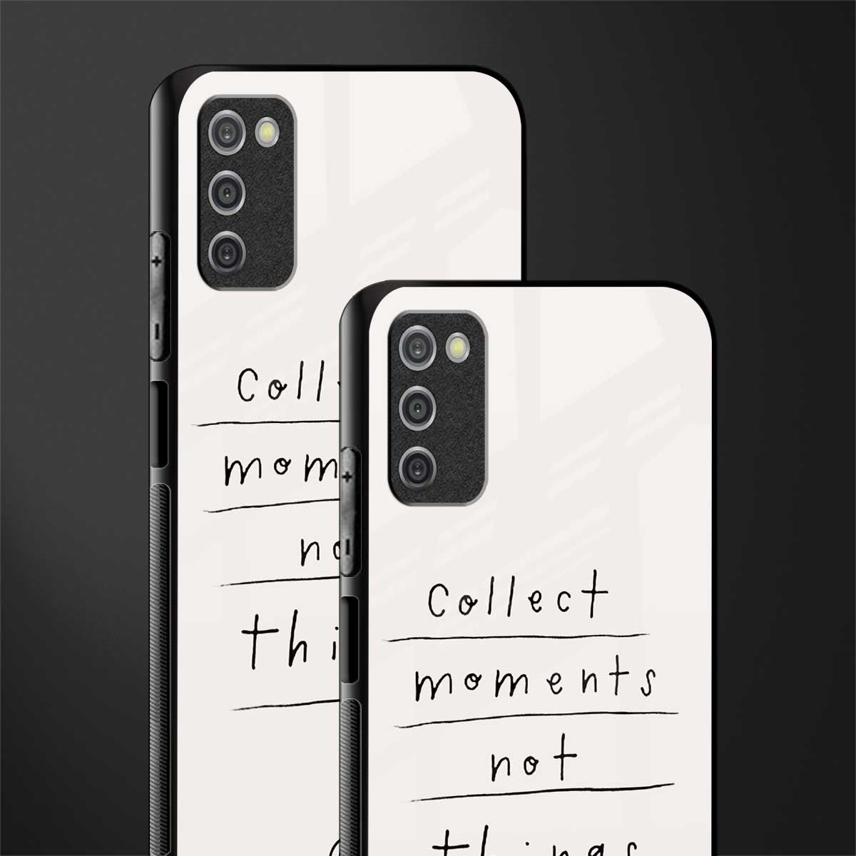 collect moments not things glass case for samsung galaxy a03s image-2
