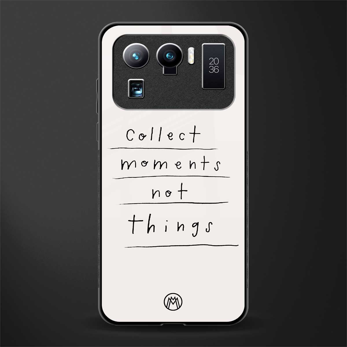 collect moments not things glass case for mi 11 ultra 5g image