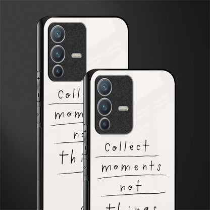 collect moments not things glass case for vivo v23 pro 5g image-2