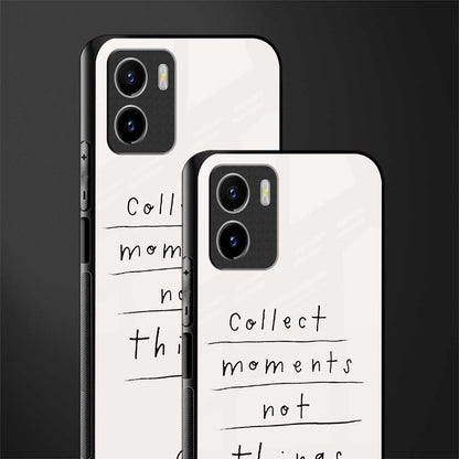 collect moments not things glass case for vivo y15s image-2