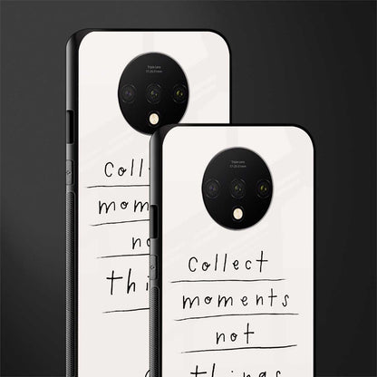 collect moments not things glass case for oneplus 7t image-2