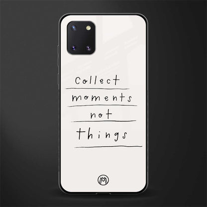 collect moments not things glass case for samsung a81 image