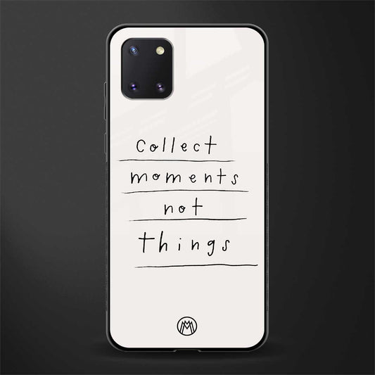 collect moments not things glass case for samsung a81 image