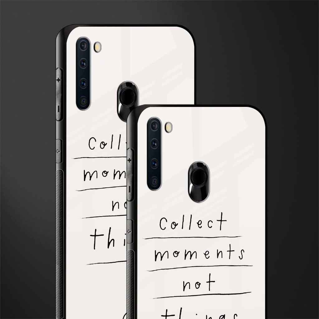 collect moments not things glass case for samsung a21 image-2