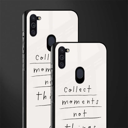 collect moments not things glass case for samsung galaxy m11 image-2