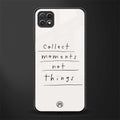 collect moments not things back phone cover | glass case for samsung galaxy f42
