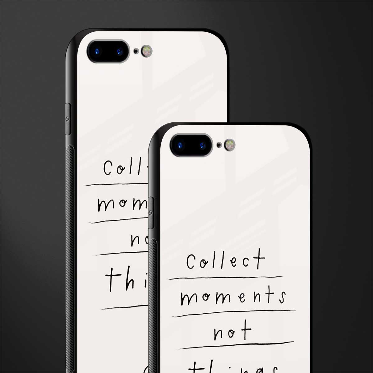 collect moments not things glass case for iphone 7 plus image-2