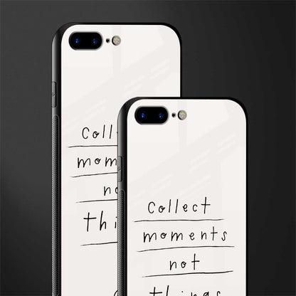 collect moments not things glass case for iphone 8 plus image-2