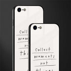 collect moments not things glass case for iphone se 2020 image-2
