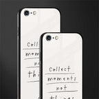 collect moments not things glass case for iphone 6s image-2