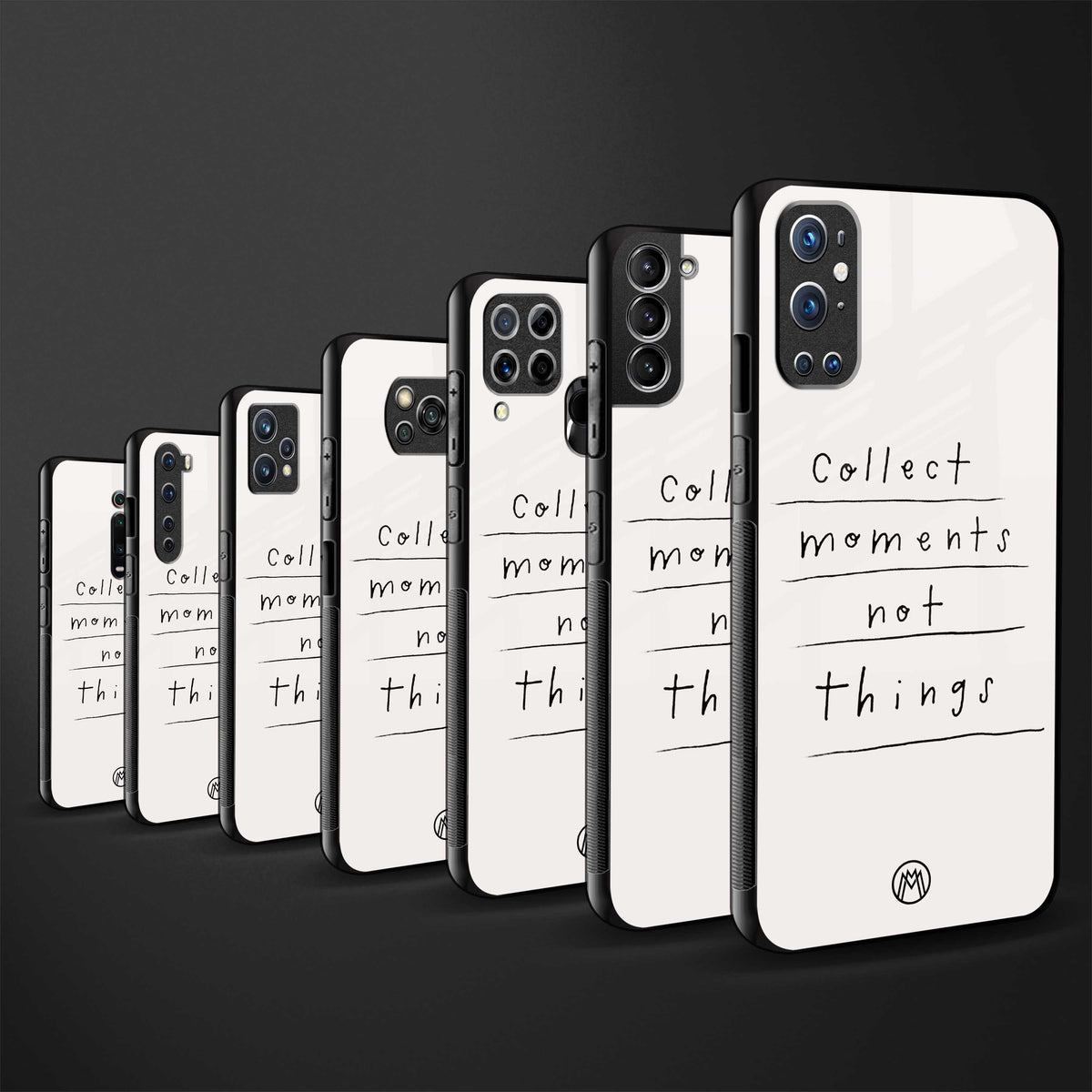 collect moments not things glass case for poco c31 image-3