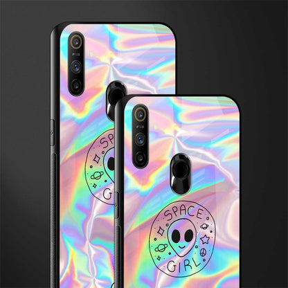 colorful alien glass case for realme narzo 10a image-2