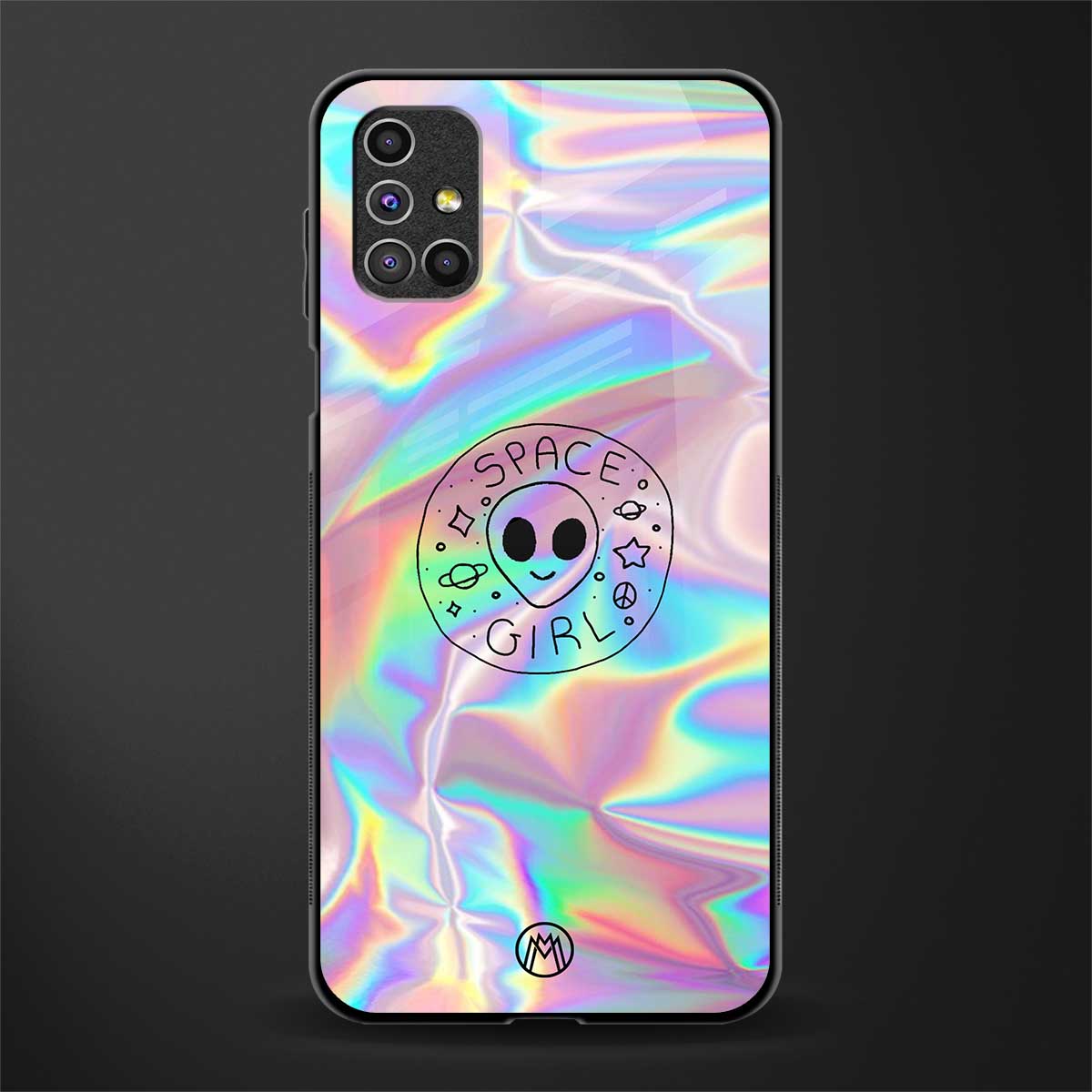 colorful alien glass case for samsung galaxy m51 image
