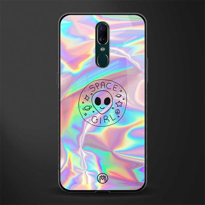 colorful alien glass case for oppo f11 image