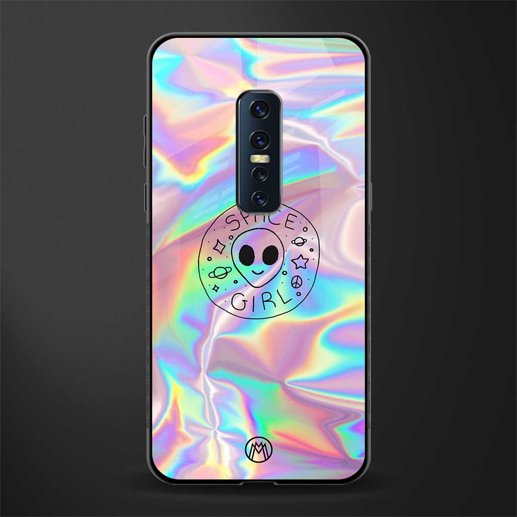 colorful alien glass case for vivo v17 pro image