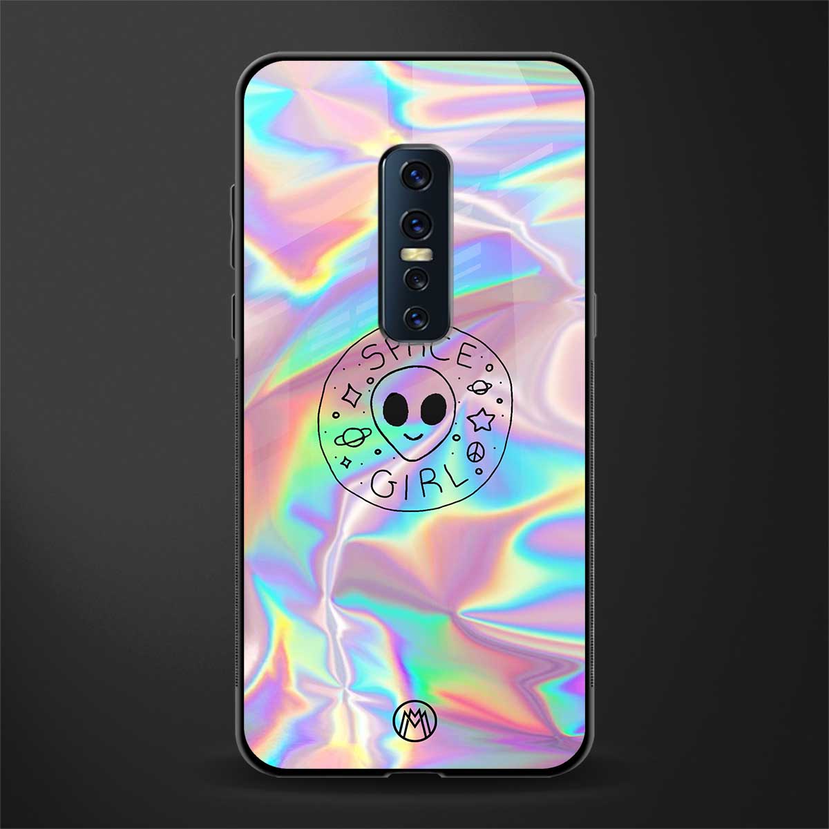 colorful alien glass case for vivo v17 pro image