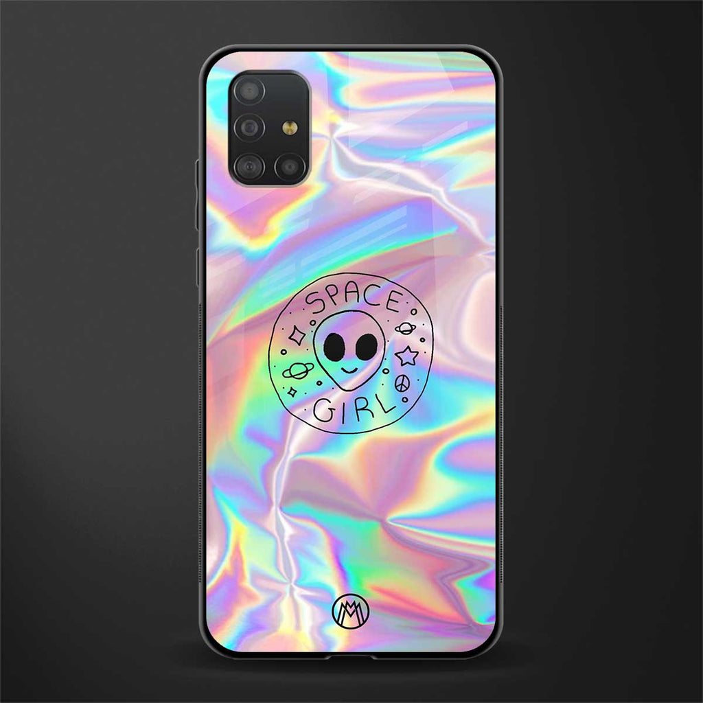 colorful alien glass case for samsung galaxy a51 image