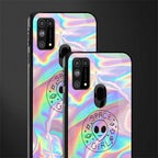 colorful alien glass case for samsung galaxy f41 image-2