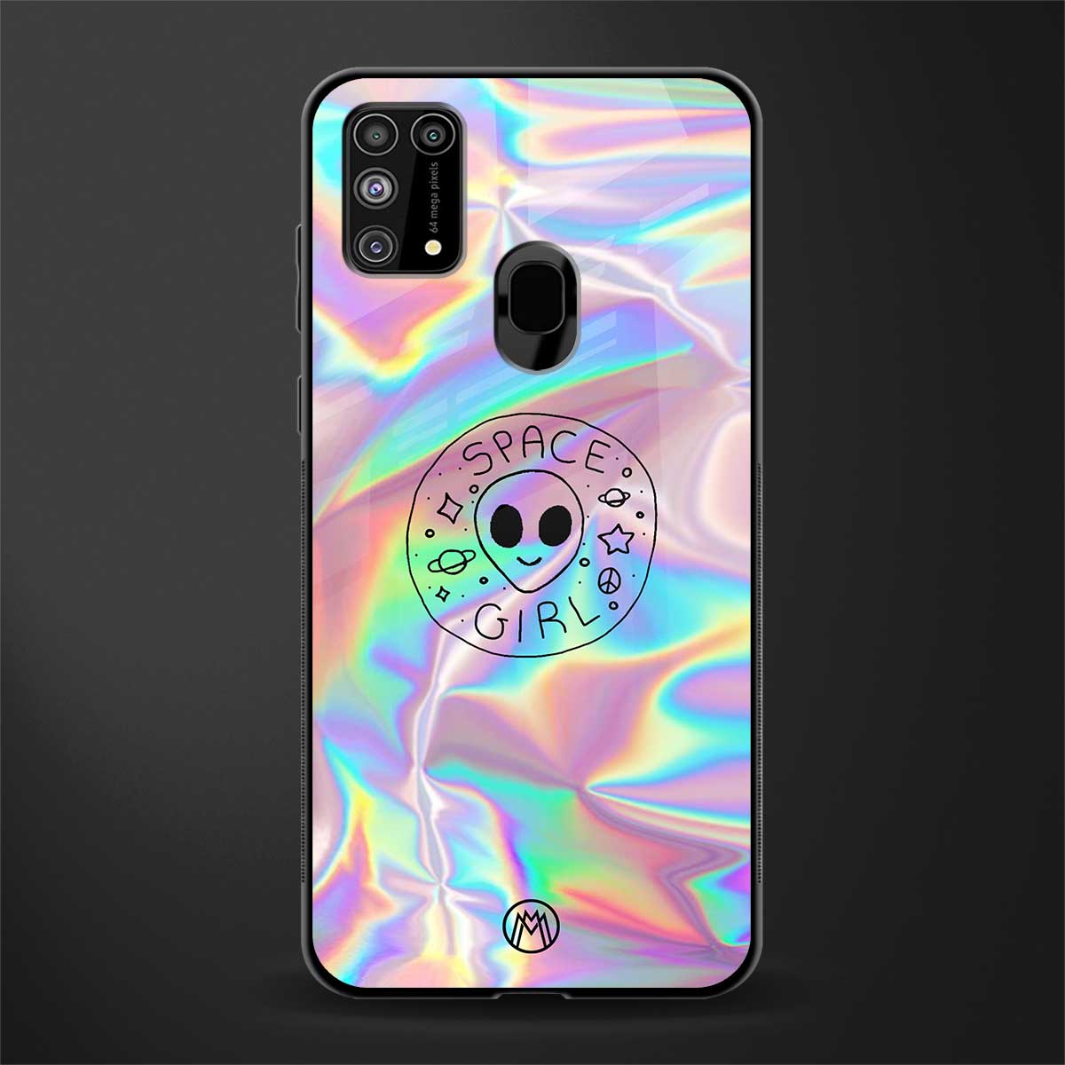 colorful alien glass case for samsung galaxy f41 image