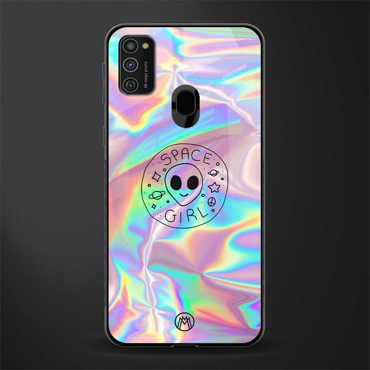 colorful alien glass case for samsung galaxy m21 image
