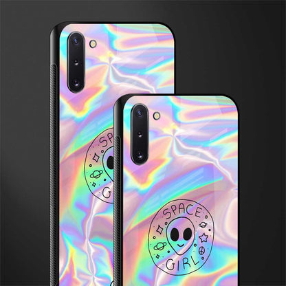 colorful alien glass case for samsung galaxy note 10 image-2