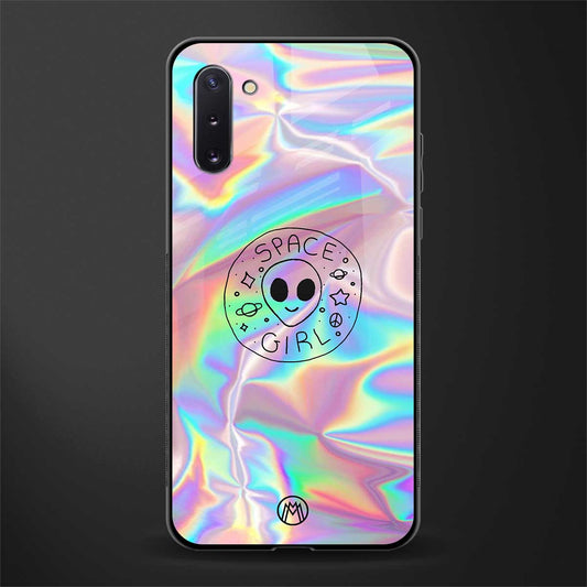colorful alien glass case for samsung galaxy note 10 image