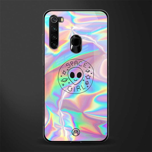 colorful alien glass case for redmi note 8 image