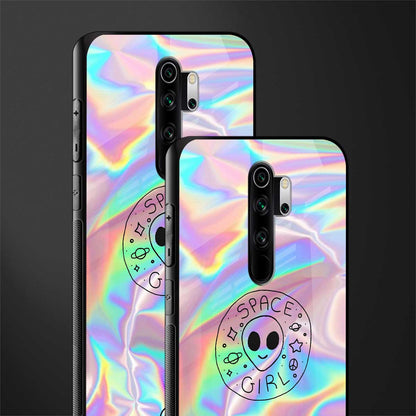 colorful alien glass case for redmi note 8 pro image-2