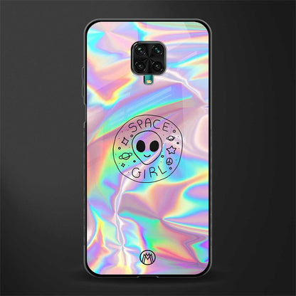 colorful alien glass case for redmi note 9 pro image