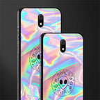 colorful alien glass case for redmi 8a image-2